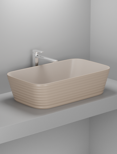 Over The Counter Basin F-Le Forme Beaver